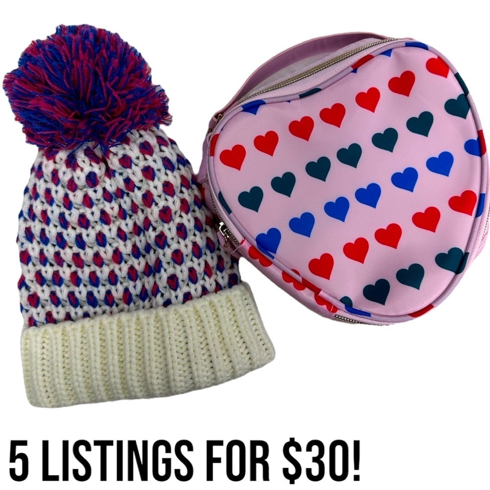 Bcbg Girls Hat & Makeup Tote Bag